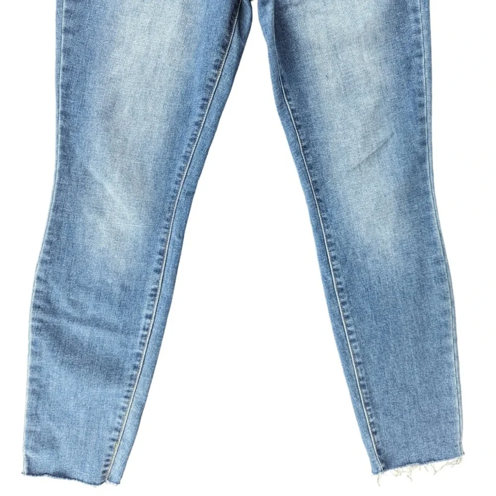 Lucky Brand High Rise Skinny Bridgette Ankle Jeans Raw Hem Button Fly Women's 4 - Picture 5 of 11